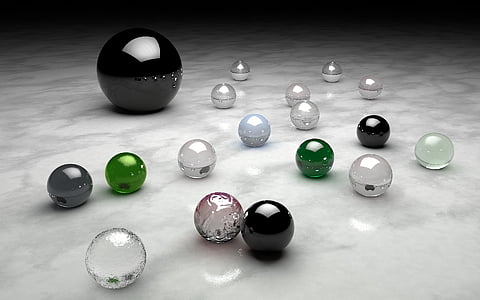 ball, background, decoration, marbles, glass, abstract, backgrounds