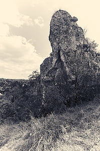 skalní klášter Ivanovo, vesnice ivanovo, Rock, lest lom, přírodní park, Bulharská příroda, Památník