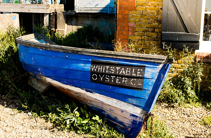 boot, vissersboot, kust, visserij, houten boot, Bay, oester