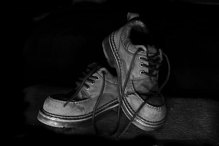 barva svetlobe, usnjeni škorenj, škorenj, čevelj, čevlji, obutev