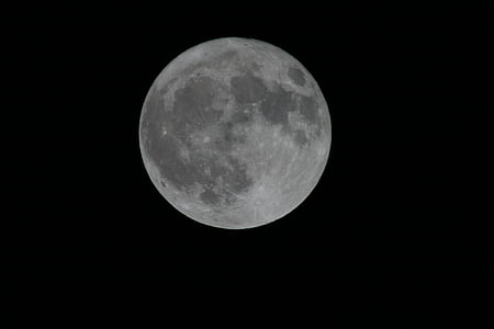 pun mjesec, Mjesečina, noć, krug, tama, svjetlo, prostor
