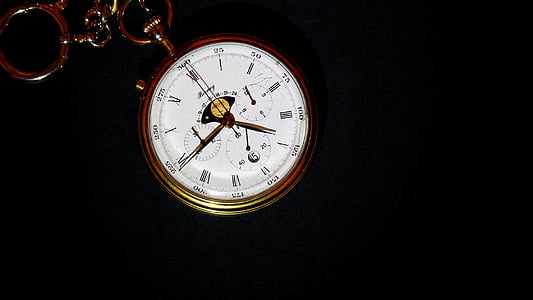 pocket watch, clock, time, pointer, clock face, time of, seconds