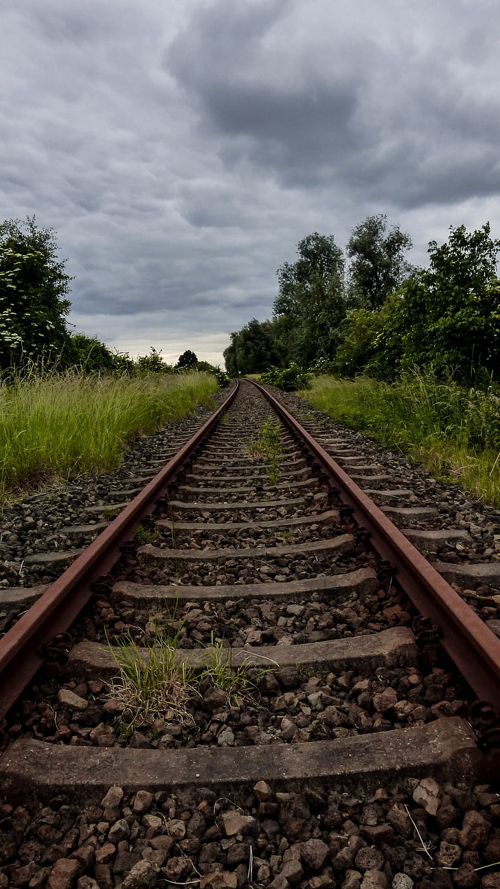seemed, railway, railway rails, track, train, track bed, gravel