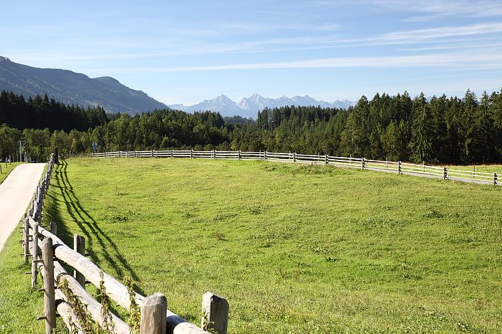 mountains, nature, landscape, fence, mountain, outdoors, scenics