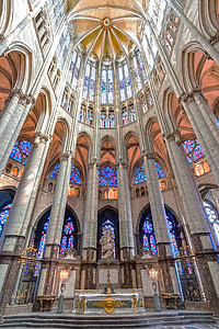 katedralen, Beauvais, Picardy, Frankrike, gotisk