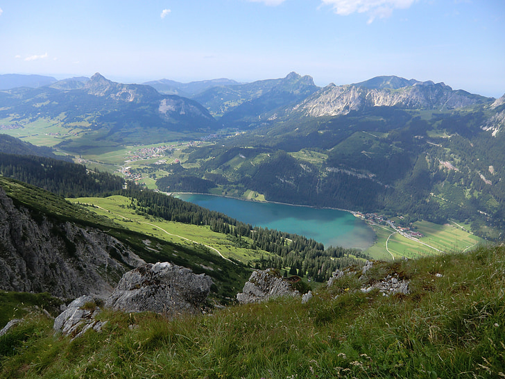 krinnenspitze, hegyi, nézet