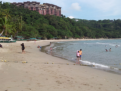 Sea, rannalla hiekkaa, Tropical, Resort, kesällä, kesäloma, loma