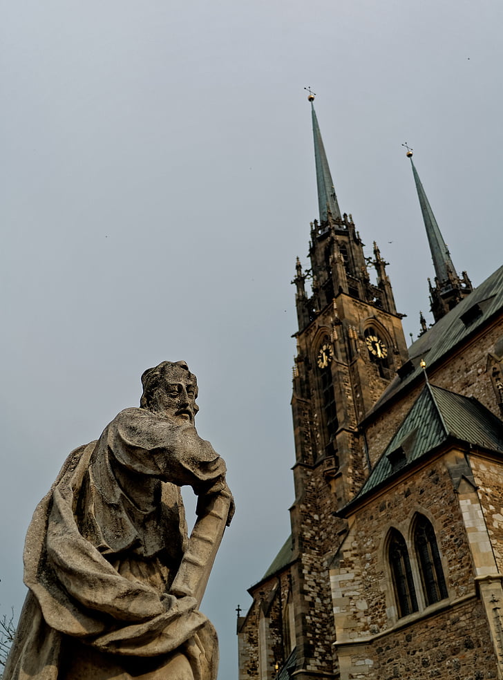 Brno, Češka v Moravske, češčina, zgodovinsko, staro mestno jedro, zgodovinsko staro mestno jedro, stavbe