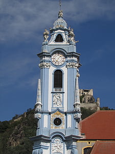 kostol, Wachau, údolie Dunaja, Rakúsko