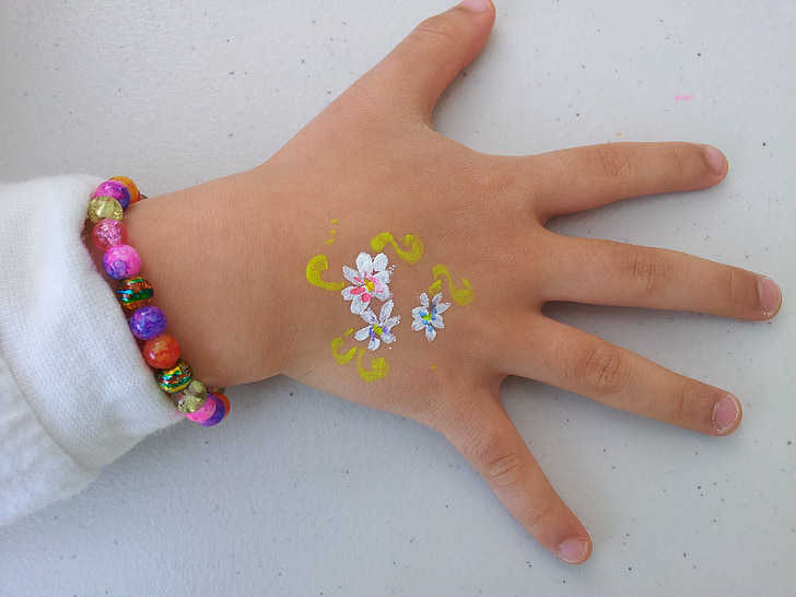 Hand, Face-painting, aison
