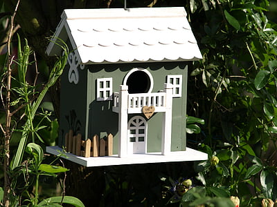 aviari, l'amor, jardí, Romanç, casa, Birdhouse