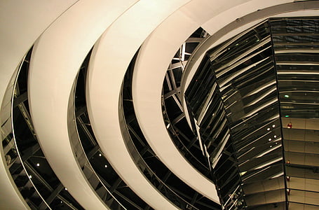 Reichstag, Béc-lin, chính phủ, mái vòm kính, xây dựng, kiến trúc, thủy tinh