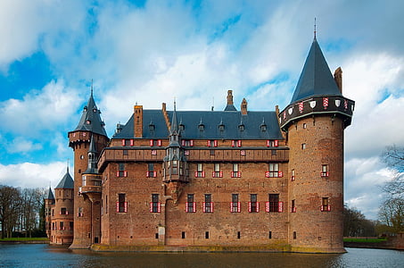 dvorac de haar, Nizozemska, tvrđava, arhitektura, reper, povijesne, turizam