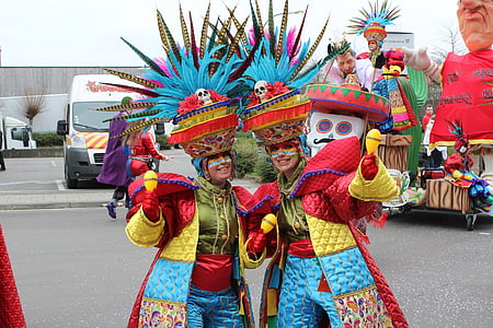 Aalst, máscara, traje, Grupo, desfile, Carnaval