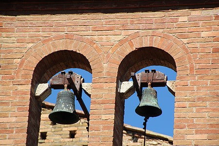 zvončeky, mosadz, kostol, krúžok, Kostolné zvony