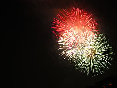 foc de artificii, focuri de artificii, lumini, Festivalul, Matsuri, Japoneză, Hanabi