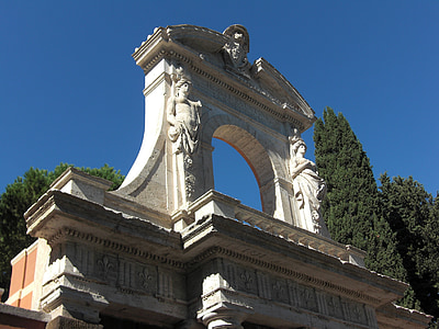 Roma, Itàlia, Històricament, edifici, romans, vell, arquitectura