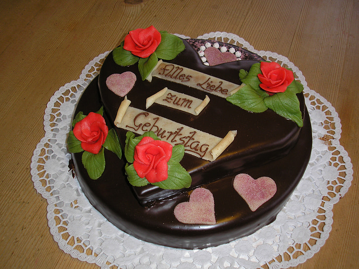 焼く, ケーキ, 甘い, 誕生日ケーキ