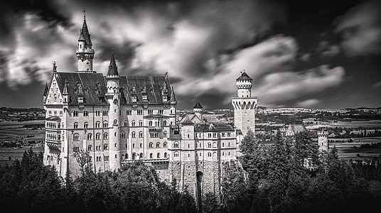 Нойшванщайн, Замъкът Нойшванщайн, Германия, Замъкът Нойшванщайн, заключване, лукс, история