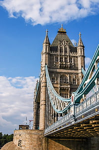 London, Tower bridge, England, Bridge, Themsen, staden, platser av intresse
