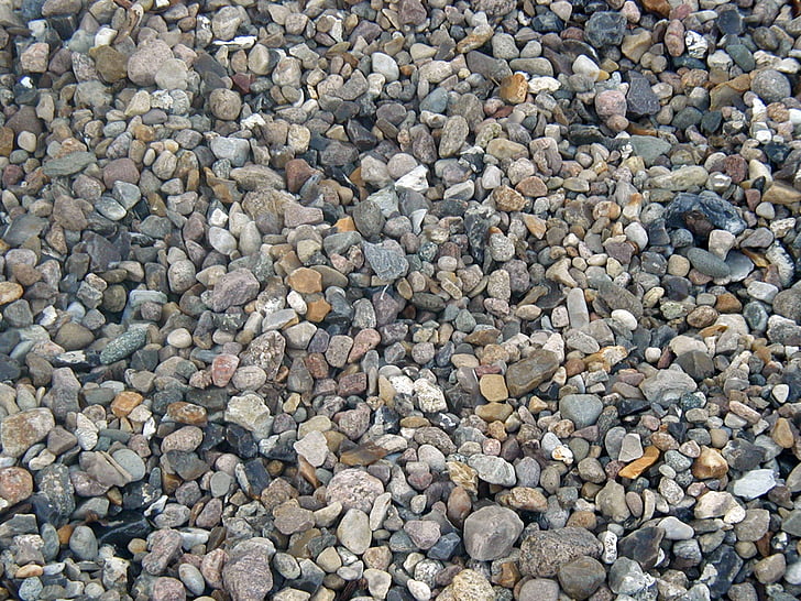 cailloux, pierres, sur, steinig, Pebble, arrière-plans, Rock - objet