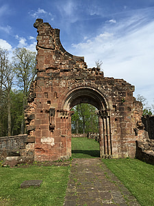манастир руини wörschweiler, Хомбург, bliesgau, Саарланд