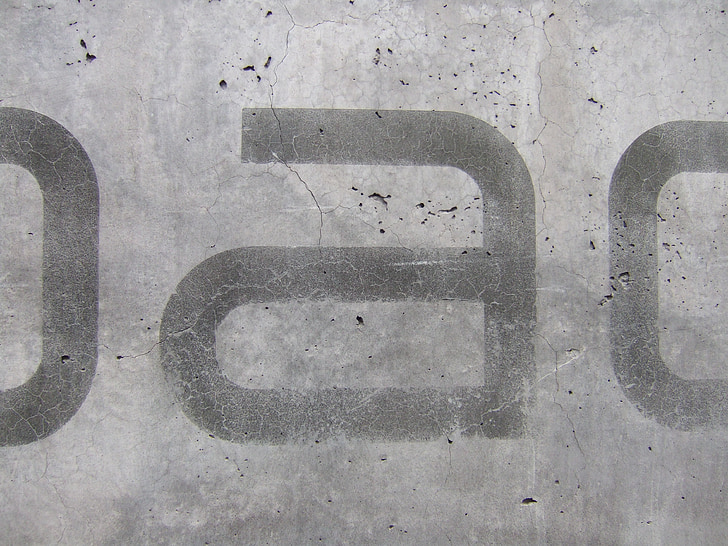 бетон, цикл, Trist, серый, шрифт, отпечаток