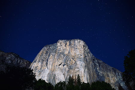 Cliff, udforskning, landskab, Mountain, natur, nat, udendørs