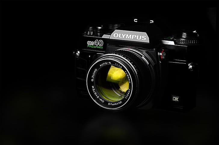 analog camera, camera, olympus om40, photography, SLR, vintage camera