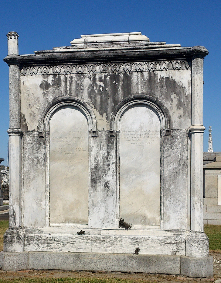 crypt, kyrkogården, tombstone, New orleans, Louisiana, gravar, begravning