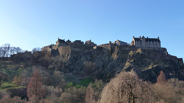 Edinburgh, Skotsko, hrad