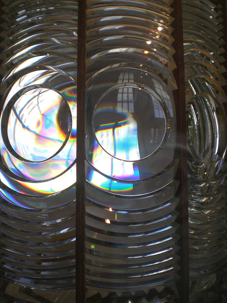 fresnel lens, light house, nautical