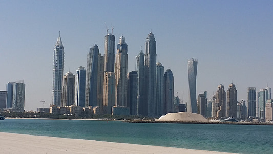 Dubaj, Spojené arabské emiráty, pláž
