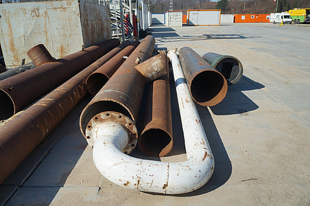 plataforma de perforación, tubo, gas de esquisto