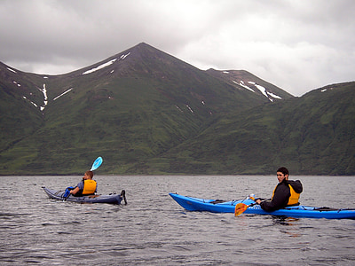 chèo thuyền kayak, kayakers, thể thao, thuyền kayak, giải trí, thể thao dưới nước, nước