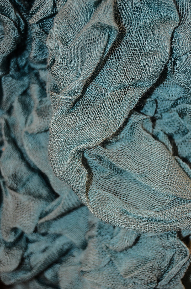 materiale, Web, tekstur, bakgrunnen, blå, farge, tekstil