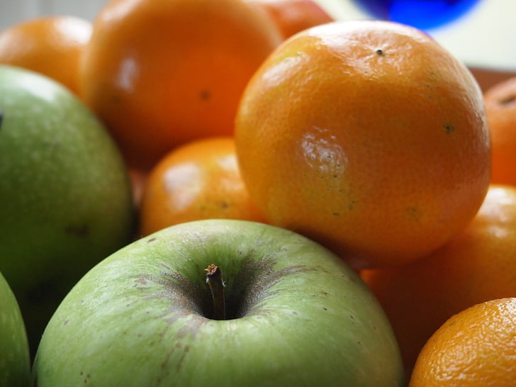 frukt, Apple, Clementine