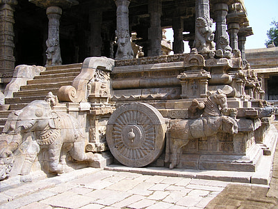 Indien, Thanjavur, Tempel, Tempel, Hindu, Hinduismus, Antike