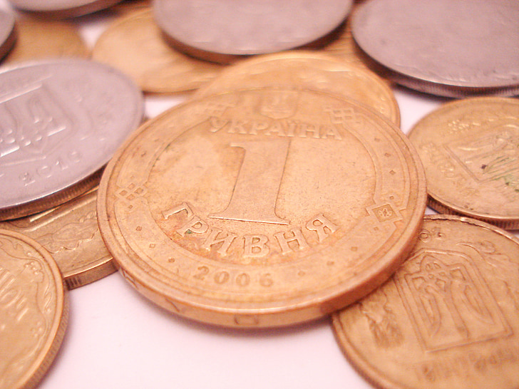 동전, 우크라이나, 사소한 일, 금융, 경제, 돈, 뱅킹