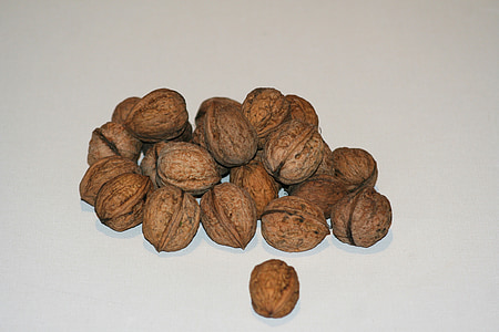 Vlašské ořechy, ořech, skořápkové ovoce, zdravé, jídlo, výživa, jíst