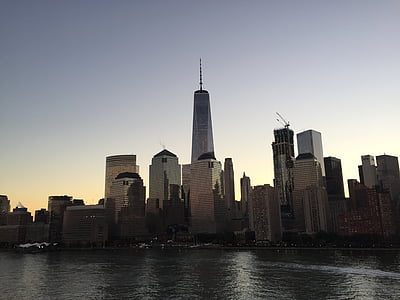 Niujorkas, Miestas, Amerikoje, Manhattan, didelis obuolys, Pagrindinis puslapis, pastatas