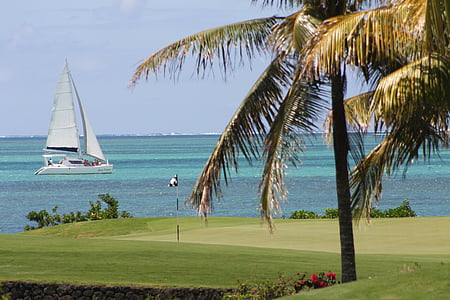 Маврикій, гольф, пляж