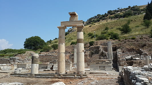 Efes, Turki, Ephesos, Selcuk, Aydin, Arkeologi, lama kehancuran