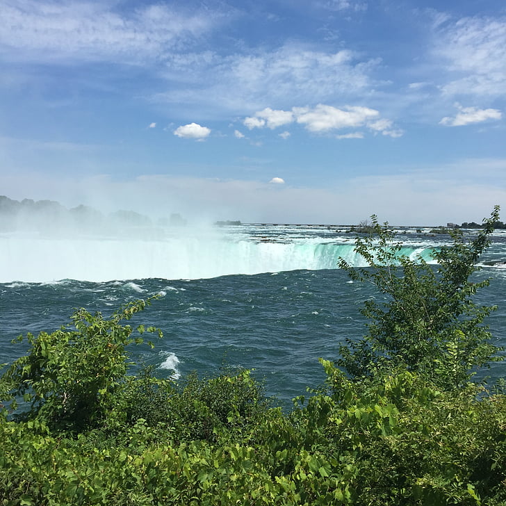 Niagara falls, krīt, Niagara, Kanāda, tūristu