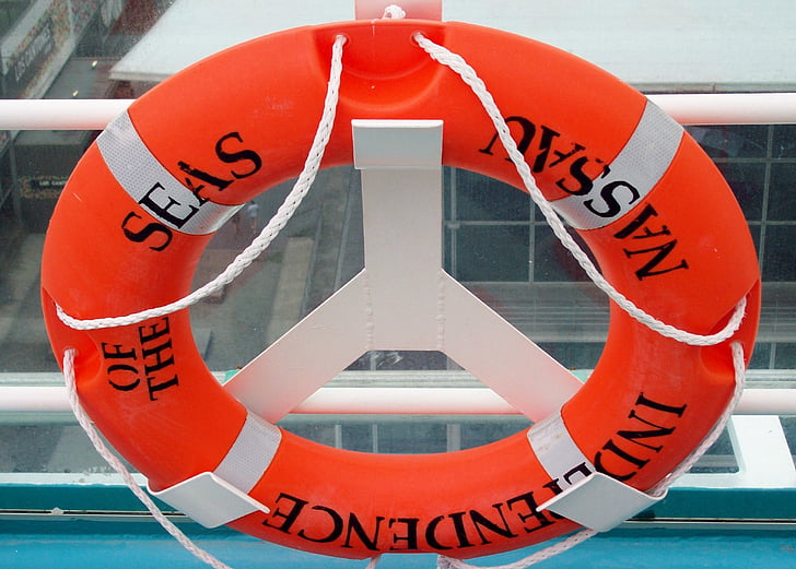 Záchranný pás, loď, Cruise, pás, Ocean, Ochrana, Vesta