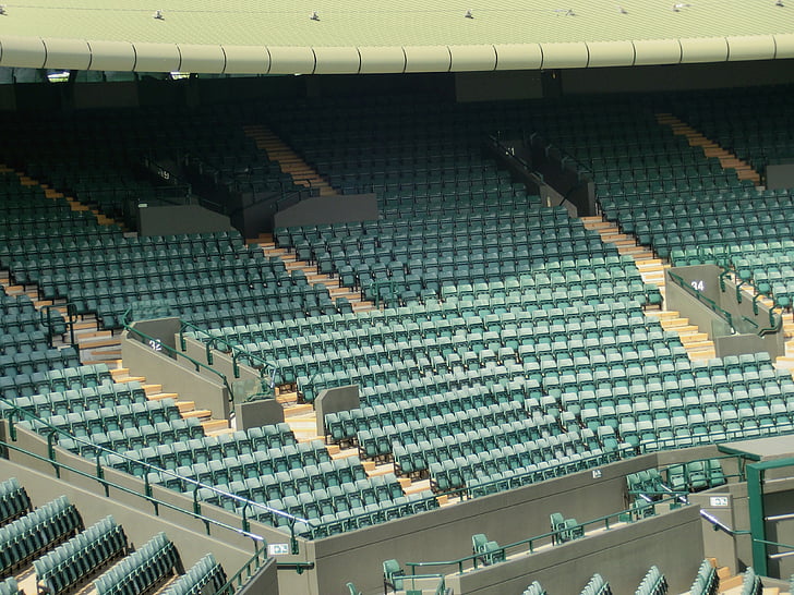 Wimbledon, London, Stadium, publikum, rang, pladser