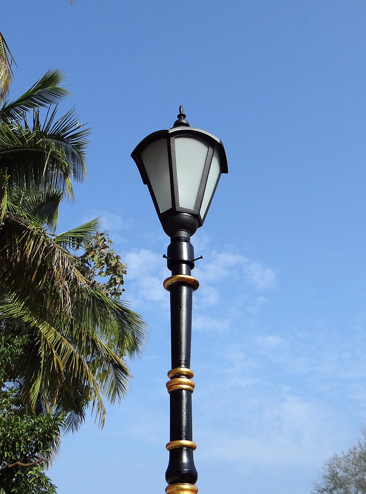 lamp post, ornate, antique, lantern, urban, architecture, classic