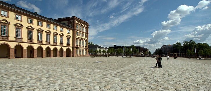 Castle, Hof, Kurfürstliches zárva, Mannheim