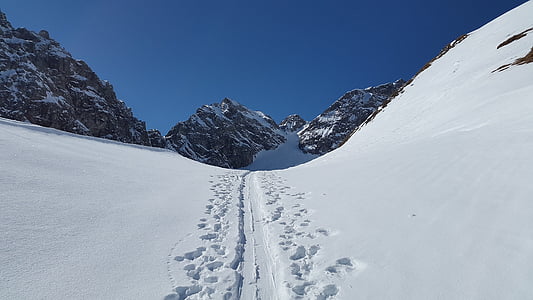 pista de schi, Backcountry plimbarile, Elfer cap, schi, tur, sporturi de iarnă, iarna