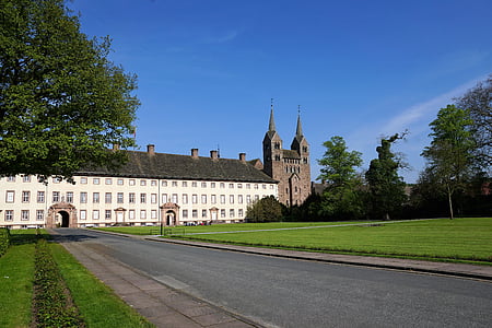 Castle, Saksamaa, loodus, arhitektuur, Noble, : Höxter, Corvey